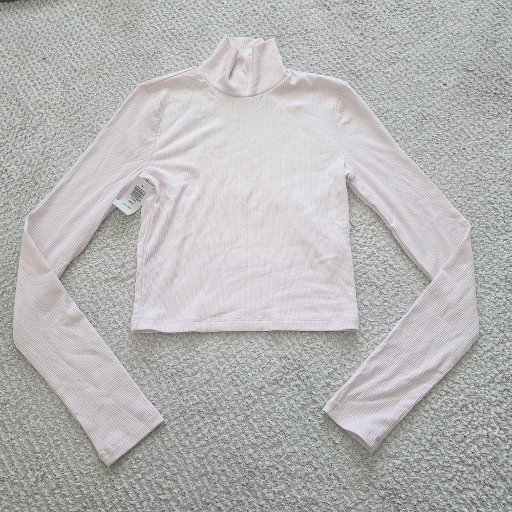 WILFRED Only Waist Turtleneck Talc Pink XS Aritzia NWT